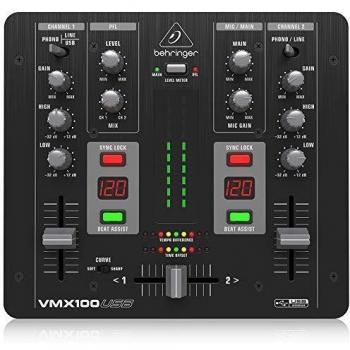 Behringer Dual CD Player/DJ Mixer VMX100USB