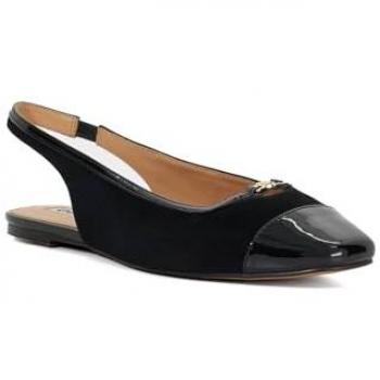 Dune London Chaussures à Bout Cap Slingback Hanna Noir