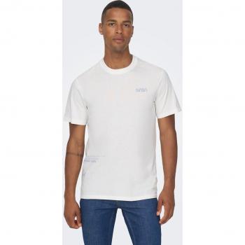 Camiseta de Hombre con Cuello Redondo NASA – Only & Sons