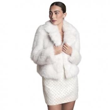 Coast-Style Ivory Faux Fur Occasion Trim