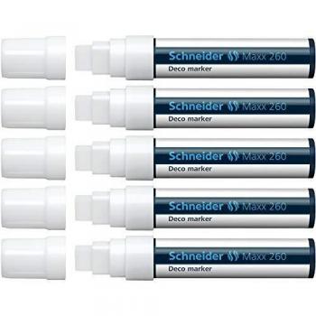 Schneider Maxx 260 Blanc Bold 5 mm 1,5 cm Bleu Verre