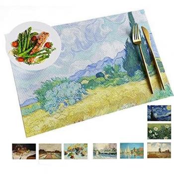 Sets de Tables Vinyle Antidérapant 45cm*30cm Lot de 6