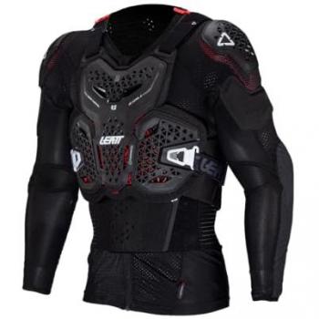 Chaqueta Protectora Leatt 4.5 EVO Negra M con Protección Rígida y Ventilación