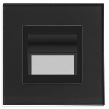 Farol LED de 1W Koob Frontais com Cristal Escuro