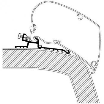 Thule Markisenadapter Hymer SX, 4,5 m Länge