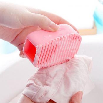 Handheld Silicone Laundry Washboard