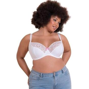 Curvy Kate Spellbound Balcony Bra with Lace Detail (White)