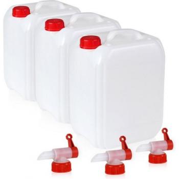 Pack 3 bidons d'eau 10 L – Höfer Chemie (sans BPA)