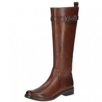 Bottes en Cuir Marron CAPRICE, Talon Bloc, Taille 41