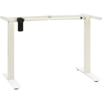 Cadre de bureau ajustable en hauteur électrique blanc