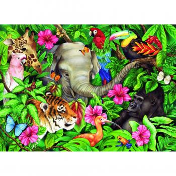 Jungle Joy: Puzzle der tropischen Freunde 2024
