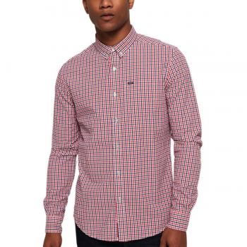 Superdry Herren Casual Hemd Größe M (97/102 cm), Lamont Red Check