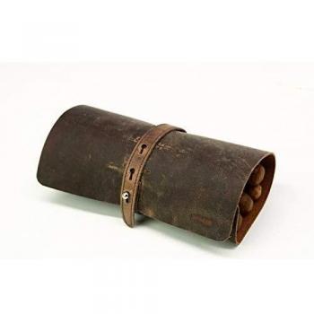 Rouleau de Cigare Adorini en cuir marron