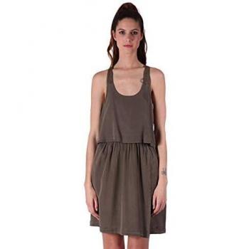 Kaporal Women's Fixe Dress in Green with Treillis design, X-Small
