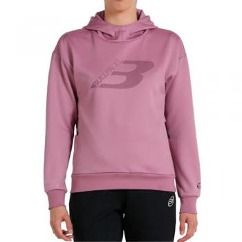 Sudadera Bullpadel Incoe para mujer, modelo Obpswww03-Vino Rosado, color rosa, con capucha, talla S