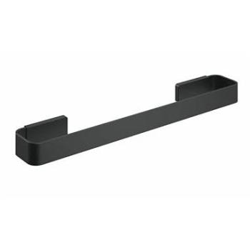 Barre de serviette murale Nea en inox noir