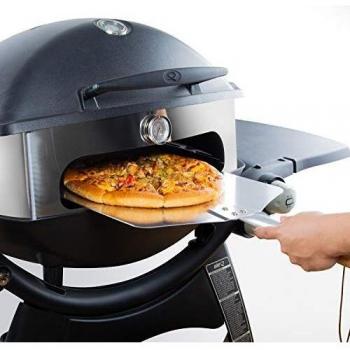 Stainless Steel Pizza Ring with Thermometer