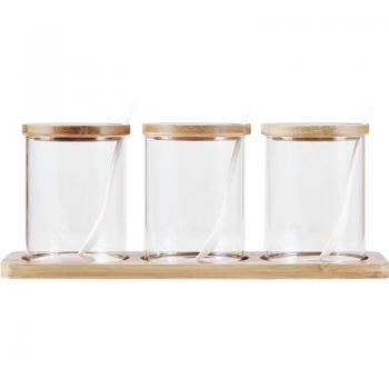 Boîte de cuisine épices en verre
