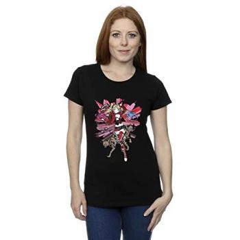 Black Harley Quinn Hyenas Cotton Top – Women’s Size S