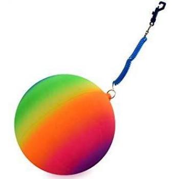 Colorful Neon Ball Keychain