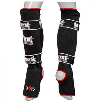 Metal Boxe Oko Footed Shin Guards