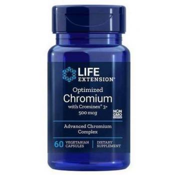 Life Extension Optimized Chromium with Crominex 3+ 500 mcg
