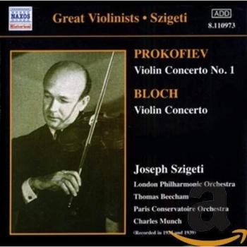 Concertos pour violon de Prokofiev : No. 1 en ré majeur, Op. 19