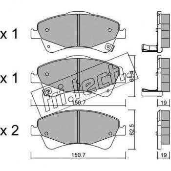 Pastiglie freno a disco LPR 05P1589