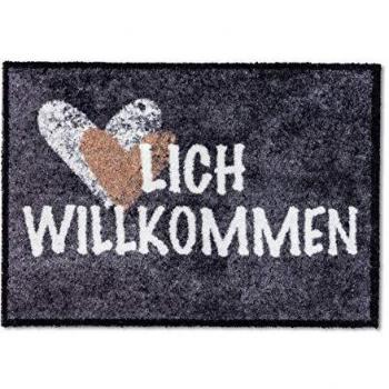 ASTRA flauschig-weiche Sauberlaufmatte Pure & Soft – Schmutzfangmatte bunt – Türmatte Innen – strapazierfähige Fussmatte – 50x70cm