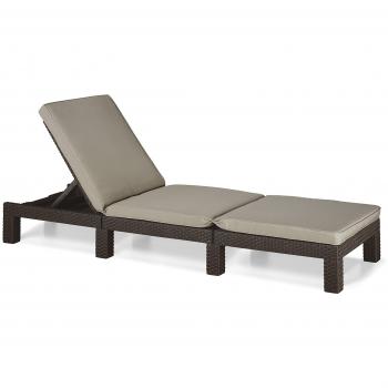 Tumbona de Jardín Keter Daytona 195x65cm Marrón