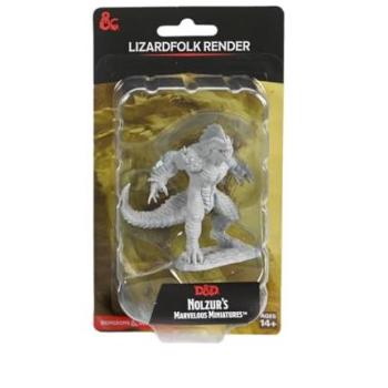 Nolzur Lizardfolk Render 3D