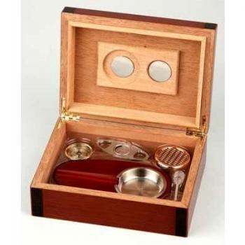 Zigarren Humidor Set Cherry 2-tone für 25 Stück