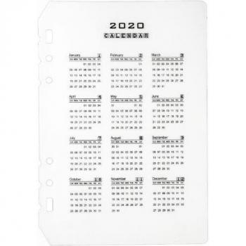 PP Transparent Matte Calendar Inserts