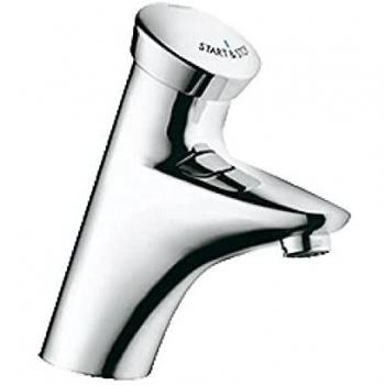 Grohe Eurodisc SE Self-Closing Washbasin Tap