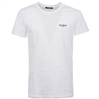 T-shirt Balmain in Cotone Bianco