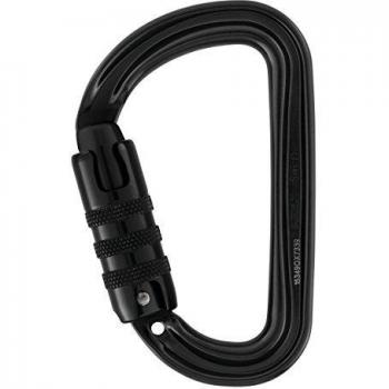Petzl Sm'D Carabiner, Triact Lock, Black, M39A TLN