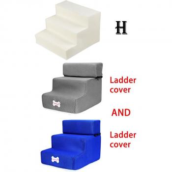 Non-Slip Mesh Pet Steps with Cat and Dog Door