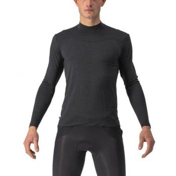 Maglia intima Castelli Bandito Wool manica lunga nera