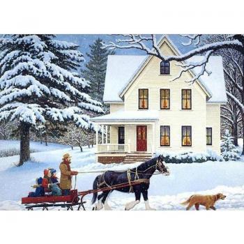 Diamant Malerei Winterlandschaft DIY 20X30CM