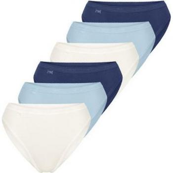 Sloggi Tai-Slip 6er Pack Basic+ – Perfekter Sitz, bequemer Schnitt, Blau (42)