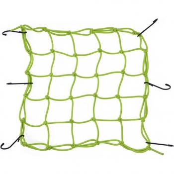 Filet de bagages pour moto 30x30cm avec 6 crochets