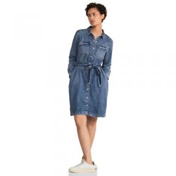 Street One Jeans Hemdkleid für Frauen Blau