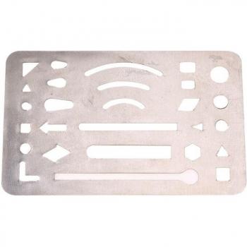 Precision Erasing Shield with 27 Patterns