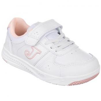 Zapatillas Deportivas Joma Harvard 2413 con Velcro Blanco/Rosa