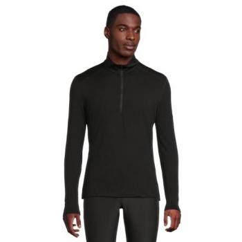 Icebreaker Merino 200 Oasis Black Half Zip 2XL Uomo