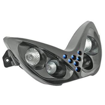 Frontilluminator TNT Yamaha 50 YQ Aerox Noir + LED Bleue