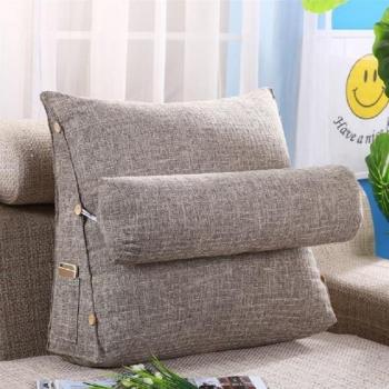 Cojín de Respaldo Lavable para Cama y Sofá