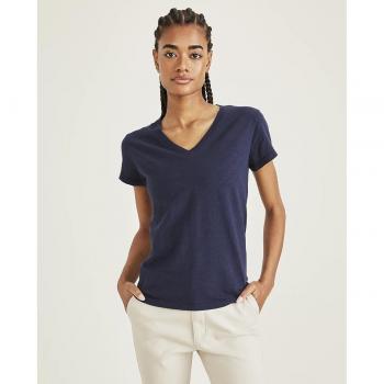 Dockers A1759 Navy Blazer V Neck Short Sleeve Top XS Women’s