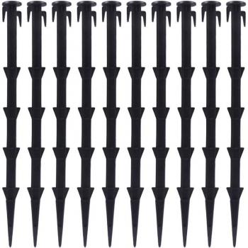 10pcs Easy Fix Tent Stakes for Garden and Camping