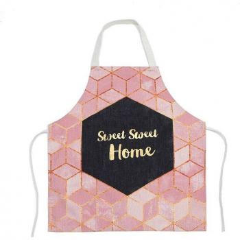 Unisex Geometric Pattern Kitchen Apron